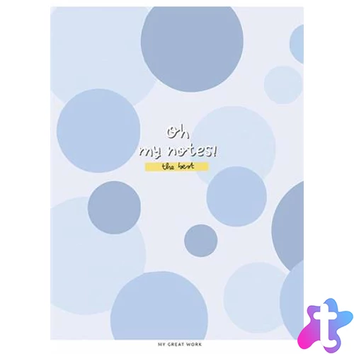 Füzet, tűzött, A5, vonalas, 80 lap, SHKOLYARYK "Oh my notes", vegyes