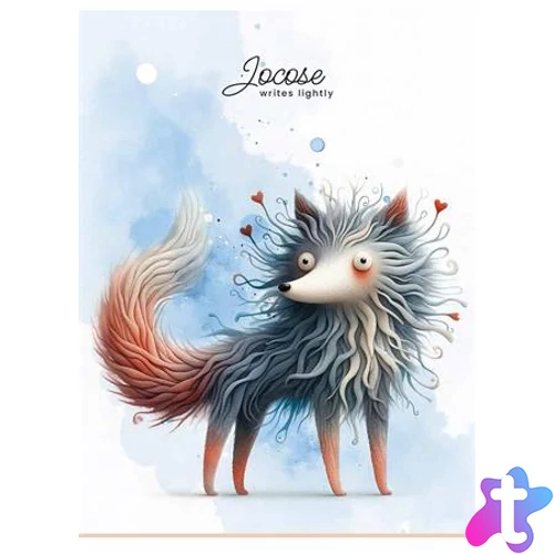 Füzet, tűzött, A5, vonalas, 48 lap, SHKOLYARYK "Writes lightly", vegyes