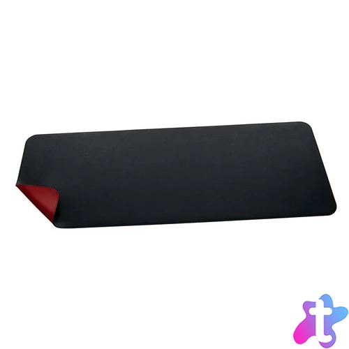 Könyökalátét, 800x300 mm, kétoldalas, SIGEL, fekete-piros