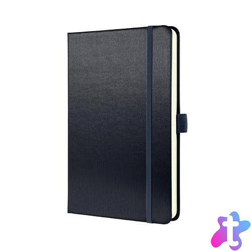 Jegyzetfüzet, exkluzív, A5, vonalas, 97 lap, keményfedeles, SIGEL "Conceptum", szürke metál