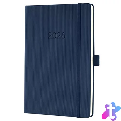 Naptár, A5, heti, 2027, kemény borító, SIGEL "Conceptum", éjkék
