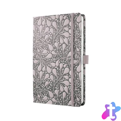 Jegyzetfüzet, exkluzív, A5, vonalas, 87 lap, keményfedeles, SIGEL "Jolie Enchanted Heart"