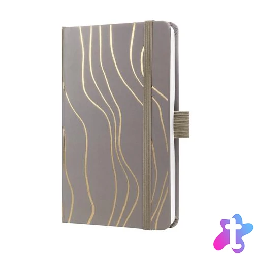 Naptár, A6, heti, 2026, kemény borító, SIGEL "Jolie", Mocca Meringue