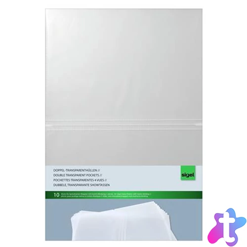 Étlaptartó betét, A4, SIGEL, áttetsző