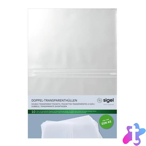 Étlaptartó betét, A5, SIGEL, áttetsző