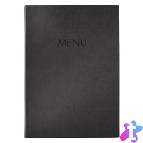 Étlaptartó, A4, keményfedeles, SIGEL „MENU”, antracit