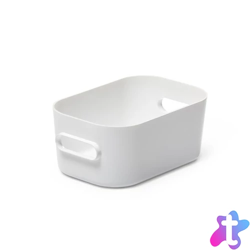 Műanyag tárolódoboz, 0,6 liter, SMARTSTORE "Compact XS", fehér