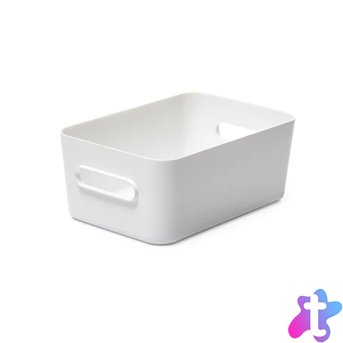Műanyag tárolódoboz, 5,3 liter, SMARTSTORE "Compact M", fehér