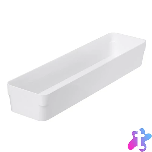 Fiókrendező, 40x6x10 cm, SMARTSTORE "Compact", fehér