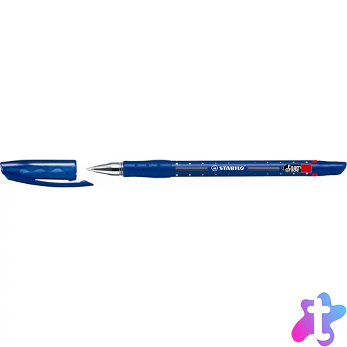 Golyóstoll, 0,45 mm, kupakos, STABILO "Exam Grade", kék