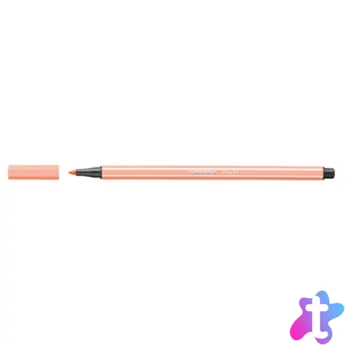 Filctoll, 1 mm, STABILO "Pen 68", világos testszínű
