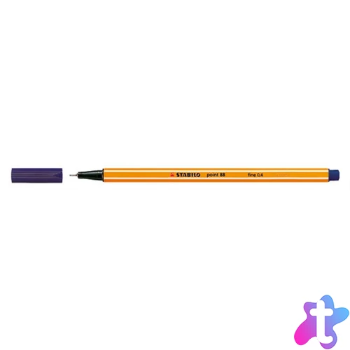 Tűfilc, 0,4 mm, STABILO "Point 88", éjkék