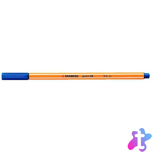 Tűfilc, 0,4 mm, STABILO "Point 88", kék