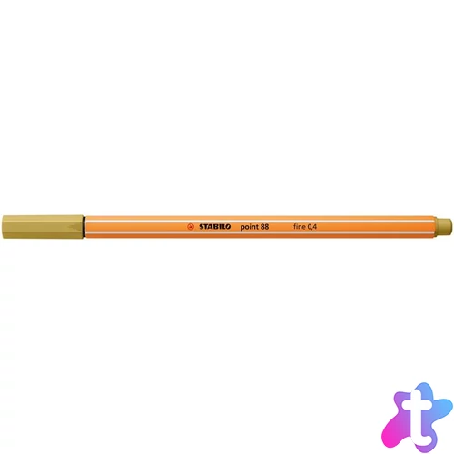 Tűfilc, 0,4 mm, STABILO "Point 88", khaki