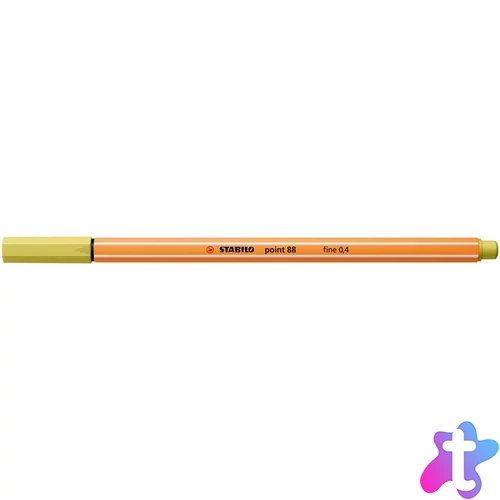 Tűfilc, 0,4 mm, STABILO "Point 88", mustár