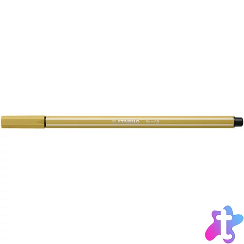 Filctoll, 1 mm, STABILO "Pen 68", khaki