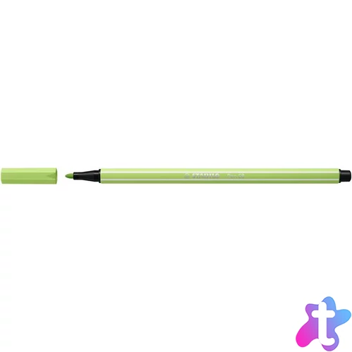 Filctoll, 1 mm, STABILO "Pen 68", pisztácia