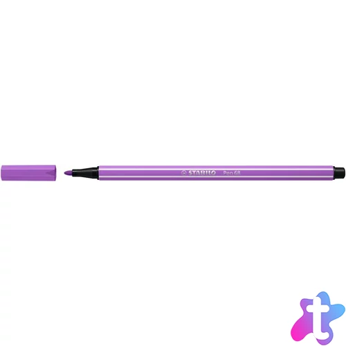 Filctoll, 1 mm, STABILO "Pen 68", szilva