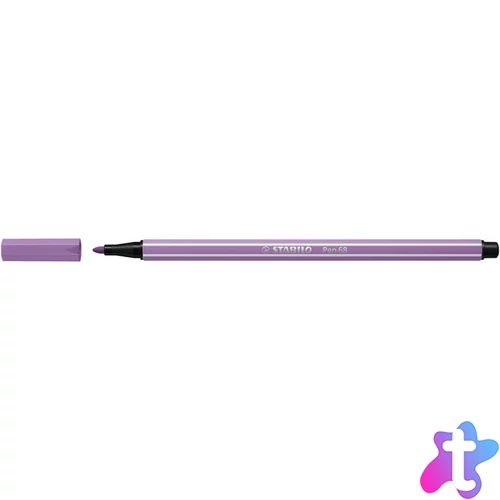 Filctoll, 1 mm, STABILO "Pen 68", szürkéslila