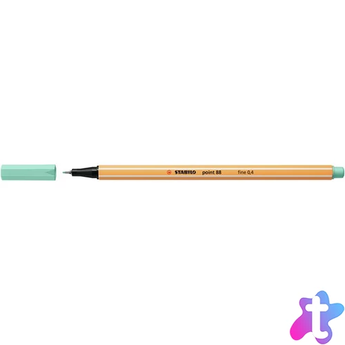 Tűfilc, 0,4 mm, STABILO "Point 88", eukaliptusz