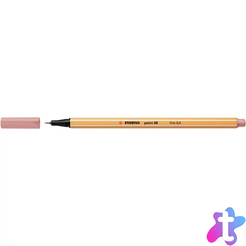Tűfilc, 0,4 mm, STABILO "Point 88", hajnalpír