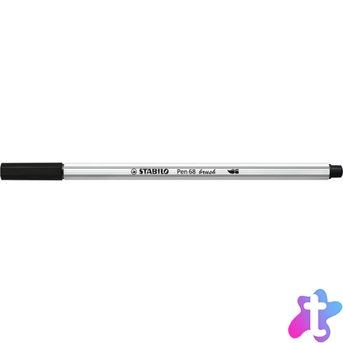 Ecsetirón, STABILO "Pen 68 brush", fekete