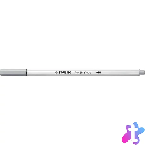 Ecsetirón, STABILO "Pen 68 brush", középszürke