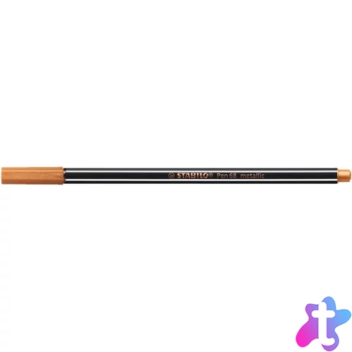 Filctoll, 1,4 mm, STABILO "Pen 68 metallic", bronz