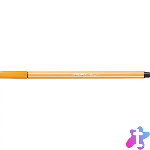 Filctoll, 1 mm, STABILO "Pen 68", narancssárga