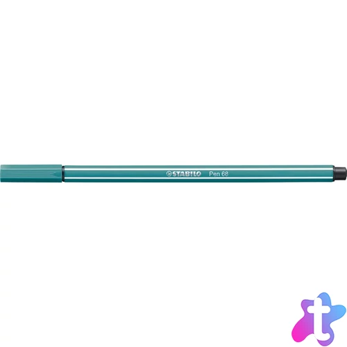 Filctoll, 1 mm, STABILO "Pen 68", türkizkék