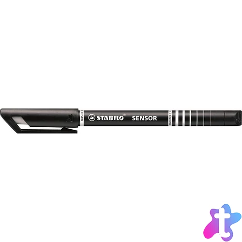 Tűfilc, 0,3 mm, STABILO "Sensor", fekete