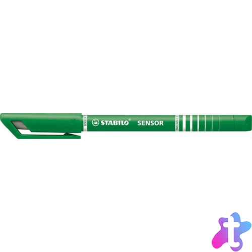 Tűfilc, 0,3 mm, STABILO "Sensor", zöld