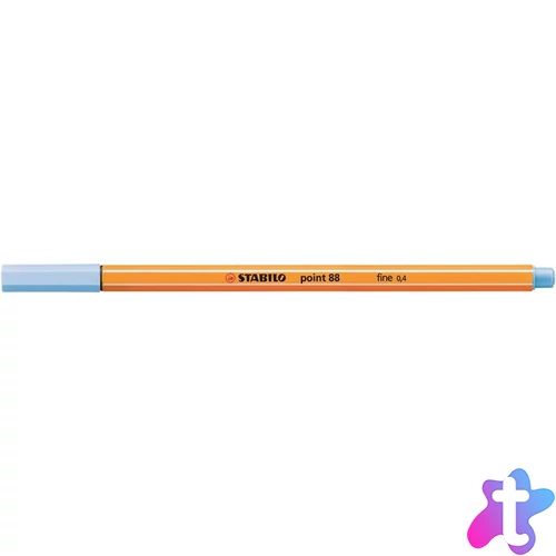 Tűfilc, 0,4 mm, STABILO "Point 88", jégkék