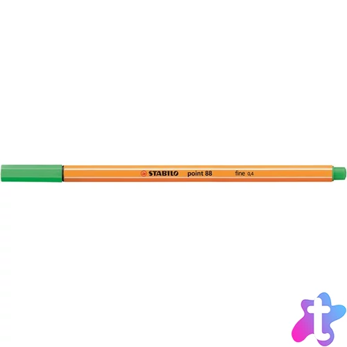 Tűfilc, 0,4 mm, STABILO "Point 88", világos smaragd