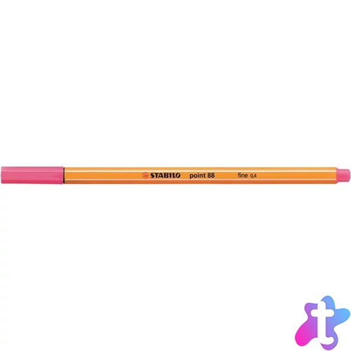 Tűfilc, 0,4 mm, STABILO "Point 88", pinkes lila