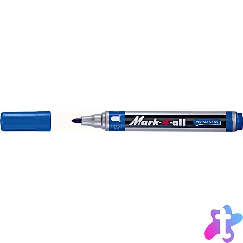 Alkoholos marker, 1,5-2,5 mm, kúpos, STABILO "Mark-4-all", kék