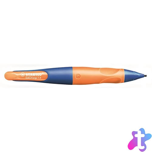 Nyomósirón, 1,4 mm, balkezes, STABILO "EasyErgo Start", kék/narancssárga