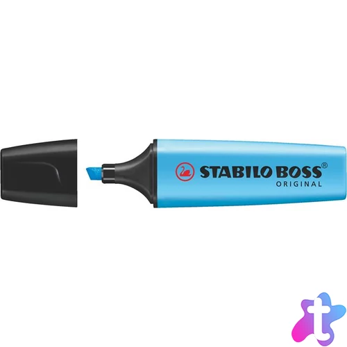 Szövegkiemelő, 2-5 mm, STABILO "BOSS original", kék