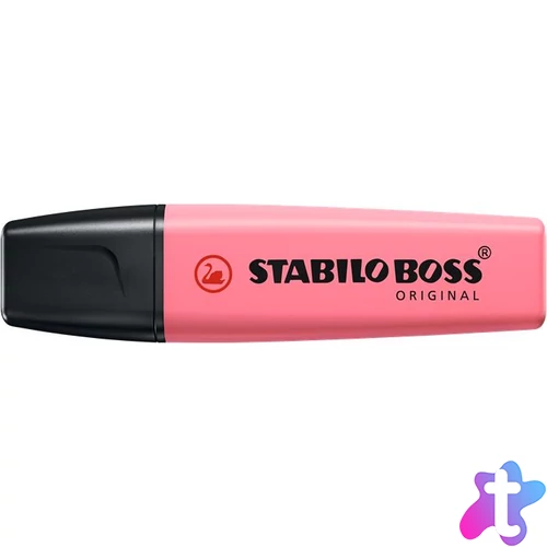 Szövegkiemelő, 2-5 mm, STABILO "BOSS original Pastel", cseresznyevirág