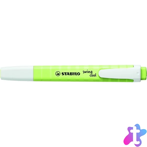 Szövegkiemelő, 1-4 mm, STABILO "Swing Cool Pastel", harmatos lime