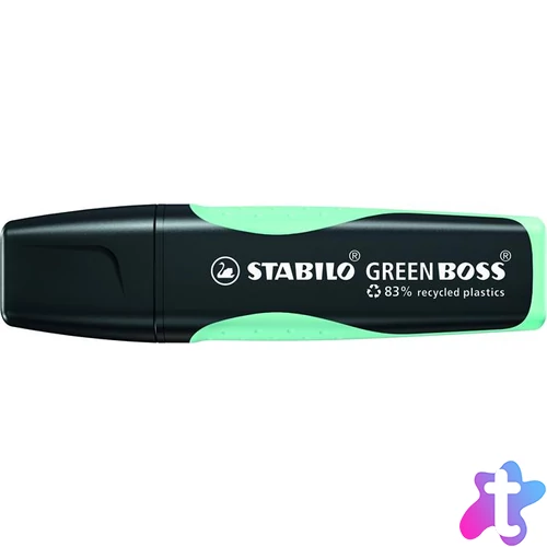 Szövegkiemelő, 2-5 mm, STABILO "Green Boss Pastel", türkiz