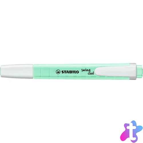 Szövegkiemelő, 1-4 mm, STABILO "Swing Cool Pastel", menta