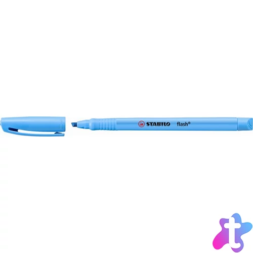 Szövegkiemelő, 1-3,5 mm, STABILO "Flash", kék