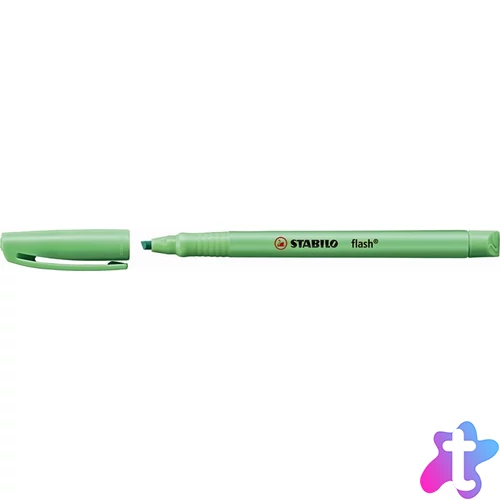 Szövegkiemelő, 1-3,5 mm, STABILO "Flash", zöld