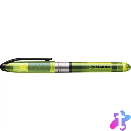 Szövegkiemelő, 1-4 mm, STABILO "Navigator", sárga