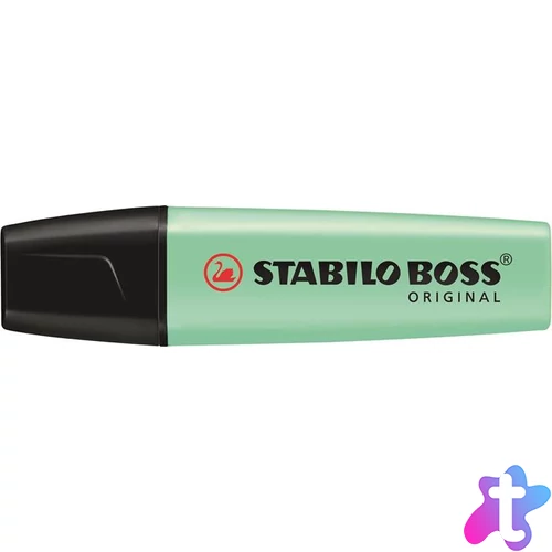 Szövegkiemelő, 2-5 mm, STABILO "BOSS original Pastel", menta
