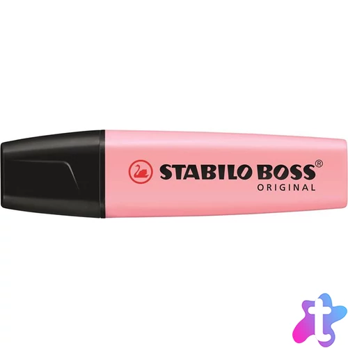 Szövegkiemelő, 2-5 mm, STABILO "BOSS original Pastel", rózsa