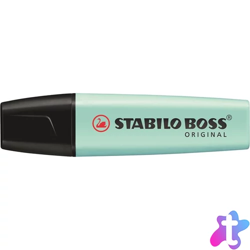 Szövegkiemelő, 2-5 mm, STABILO "BOSS original Pastel", türkiz