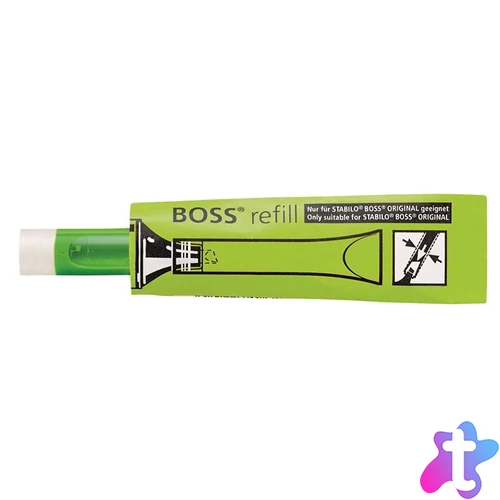 Utántöltő "Boss" szövegkiemelőhöz, STABILO "Boss", zöld