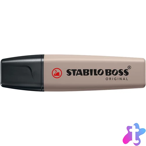 Szövegkiemelő, 2-5 mm, STABILO "BOSS original NatureCOLORS", melegszürke